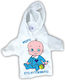 Dorosimo Baby an Bord Schild T-Shirt mit Saugnapf Baby Weiß