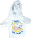 Baby an Bord T-Shirt Moon Weiß