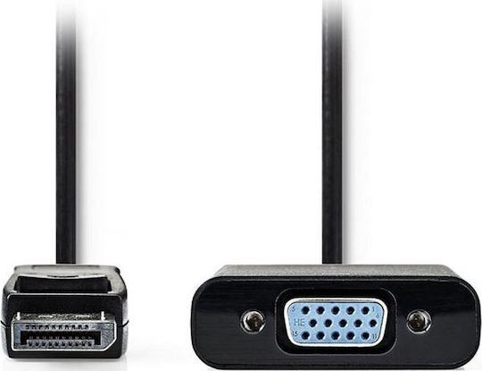 Nedis CCGP37351BK02 Конвертор DisplayPort мъжки към VGA женски