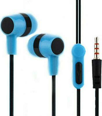 Lamtech LAM021356 In-Ear Freihändig Kopfhörer mit Stecker 3.5mm Blau