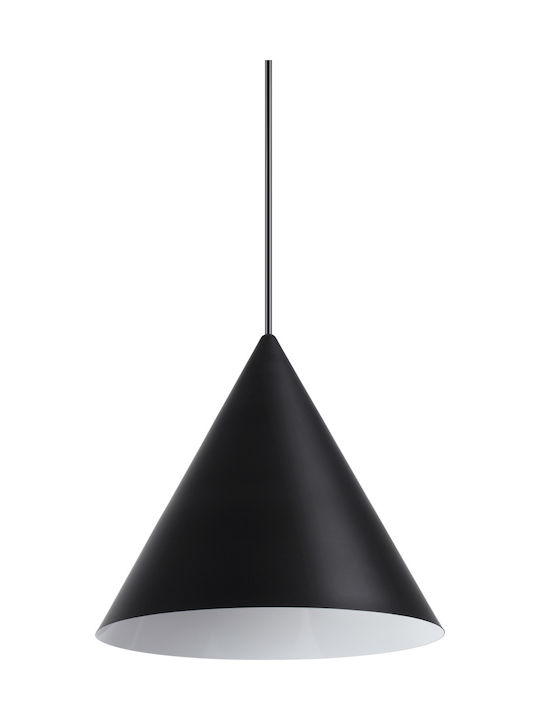 Ideal Lux A-Line Lustră O singură lumină pentru soclu E27 Negru