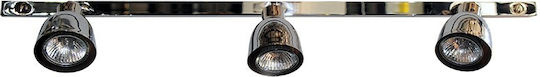 DITS Lighting Dits Lighting Τριπλό Σποτ με Ντουί GU10 σε Μπρούτζινο Χρώμα