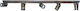 DITS Lighting Dits Lighting Σποτ με 5 Φώτα και με Ντουί GU10 σε Μπρούτζινο Χρώμα