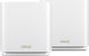 Asus ZenWiFi AX (XT8) White v1 WiFi Mesh Network Access Point Wi‑Fi 6 Tri Band (2.4 & 5 & 5GHz) σε Διπλό Kit
