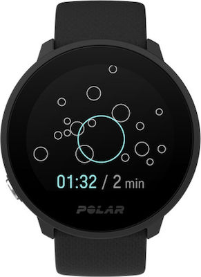 Polar Unite Αδιάβροχο Smartwatch με Παλμογράφο (Μαύρο)