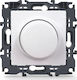 Aca Prime Recessed Simple Front Dimmer Switch Rotary 800W White