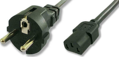 Powertech Schuko - IEC C13 Cable 1.5m Μαύρο (CAB-P002)