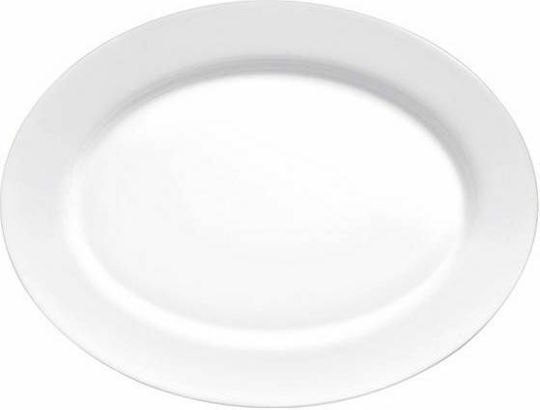 Bormioli Rocco Grangusto Πιατέλα Σερβιρίσματος Οβάλ από Πορσελάνη Λευκή 35x26.8εκ.