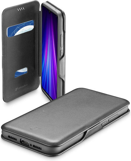 Cellular Line Clutch Book Piele artificială Negru (Redmi Note 8 Pro)