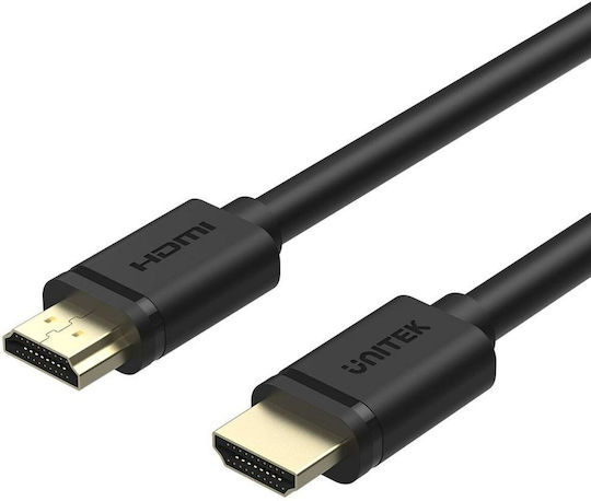 Unitek HDMI 2.0 Premium High Speed 4K 60Hz HDR Cable HDMI male - HDMI male 1m Μαύρο