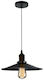 Elmark Pendant Light Single-Light for Socket E27 Black