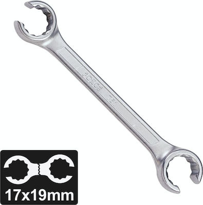 Force Double Polygon Wrench Straight 17x19mm