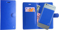 Volte-Tel Leather Book Book Case up to 6.3" Blu...