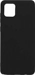 iNOS Coperta din spate Silicon Negru (Galaxy Note 10 Lite)