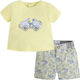 Mayoral Kids Set with Shorts Summer 2pcs Yellow