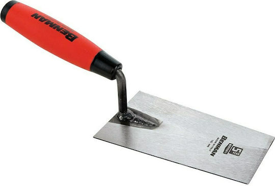 Benman Trowel Metallicό 140mm with Plastic Handle Italian Press 71820