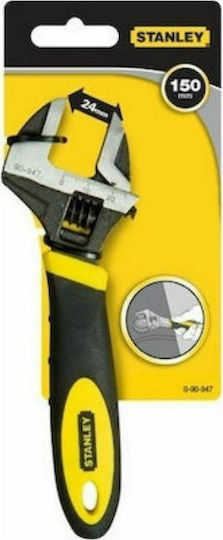 Stanley Maxsteel French Wrench with Adjustable Opening 24mm and Anti-Slip Handle 150mm