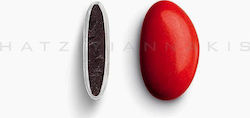 Χατζηγιαννάκης Κουφέτα Bijoux Supreme σε Σχήμα Οβάλ Πλακέ με Γεύση Σοκολάτα Κόκκινο Γυαλισμένο 1000gr