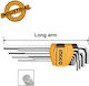 Ingco Set 9 Allen Wrenches L