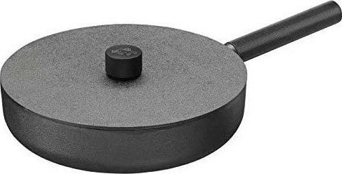 Skeppshult Noir Pan With Lid made of Cast Iron 28cm