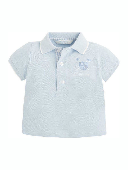 Mayoral Kids Polo Short Sleeve Light Blue