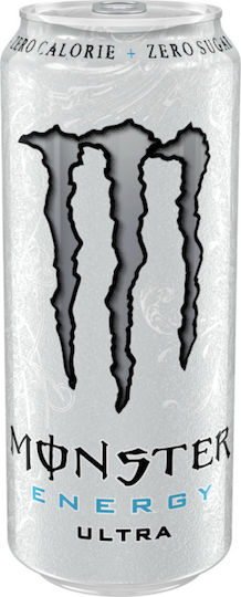 Monster Ultra Energy Drink White with Carbonation, Sugar-Free in Box 500ml