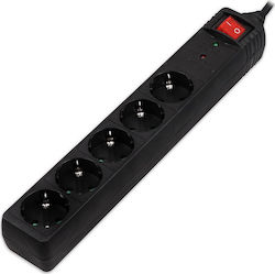 Sonora SPSB501 Power Strip with Surge Protection 5 Positions with Switch and Cable 1.5m