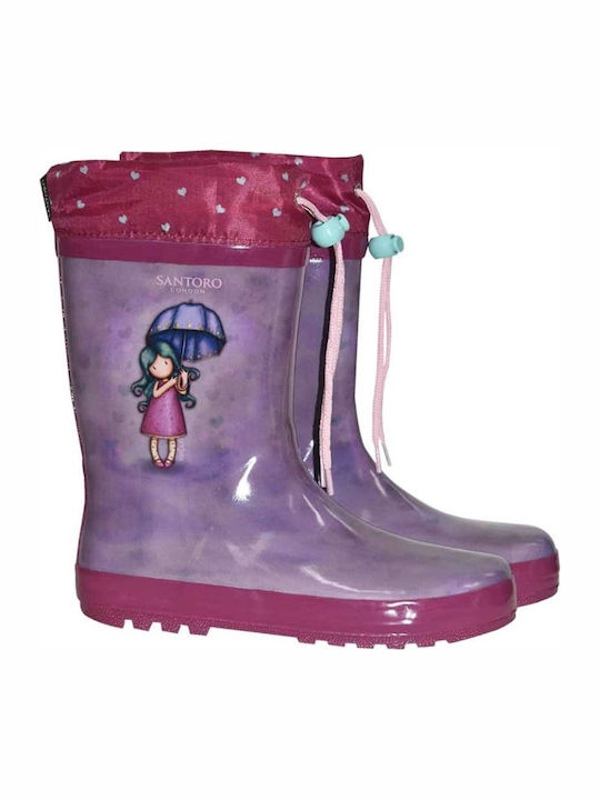 Cizme de cauciuc pentru copii Sunshine Violet