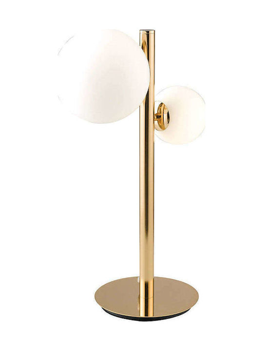 Fan Europe Hera Tisch Dekorative Lampe mit Fassung für Lampe G9 Gold