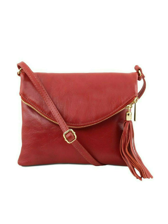 Tuscany Leather TL Young Leder Damen Tasche Crossbody Rot