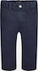 Mayoral Kids Fabric Trousers Navy Blue