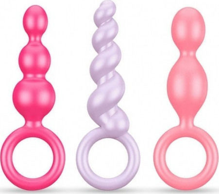 Satisfyer Booty Call Πρωκτικές Σφήνες Σετ 3τμχ