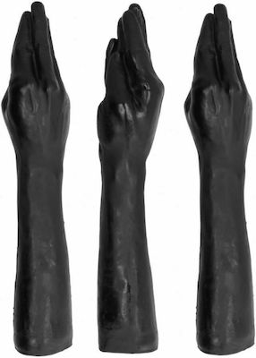 All Black Fisting Hand Πρωκτικό Dildo σε Μαύρο χρώμα 39cm