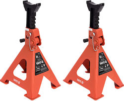Yato Set Car Support Stands with Maximum Pressure Up to 6 Tons
