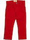 Kinder Hose Chino Stoff Rot