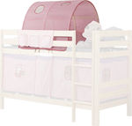 Kids Bed Tunnel Benedict Pink
