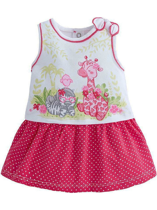 Mayoral Kids Dress Sleeveless Fuchsia