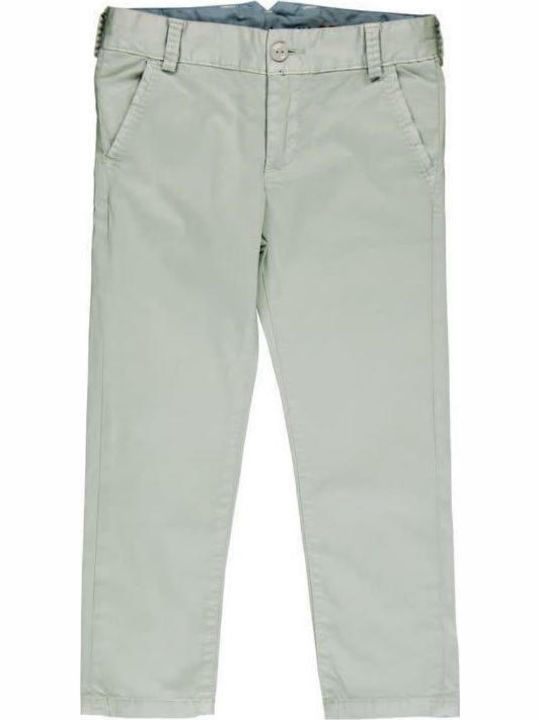 Boboli Kids Fabric Trousers Gray