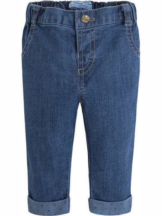 Mayoral Kids Denim Trousers Blue