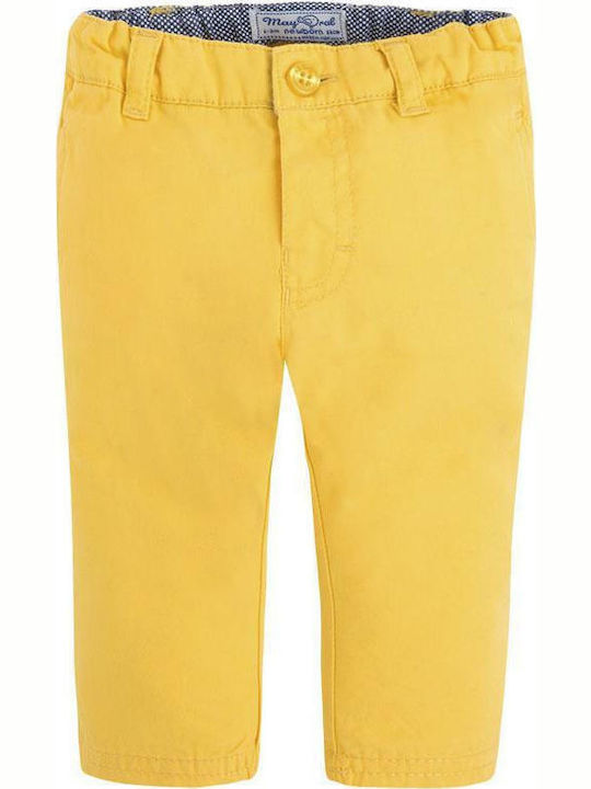 Mayoral Boys Fabric Trouser Yellow