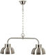 Pendant Light Two-Light Bell for Socket E27 Bronze