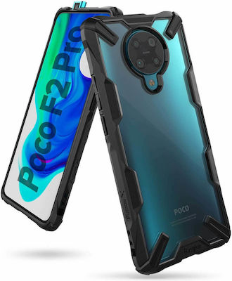 Ringke Fusion X Back Cover Πλαστικό Μαύρο (Poco F2 Pro)