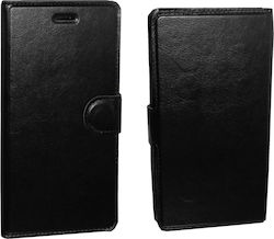 Volte-Tel Leather Book 3m Magnet Caz carte până la 4.6" Negru