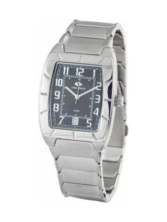 Time Force Uhr Batterie mit Silber Metallarmband S0326318