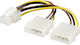 Goobay CAK S-07 4-Pin Molex - 6-Pin PCIe Cable 0.15m Πολύχρωμο 51360