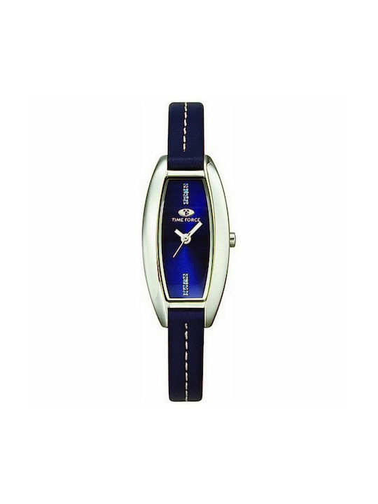 Time Force Uhr mit Blau Lederarmband S0324668