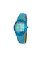 Chronotech Watch Battery with Blue Leather Strap CT7305M-04