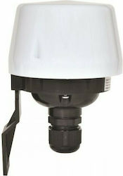 Eurolamp Lichtsensor Tag Nacht 10A IP44 12-24V 5-50Lux in Weiß Farbe 147-02018