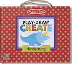 Melissa & Doug Malerei Play Draw Create Dinosaurs für Kinder 4++ Jahre