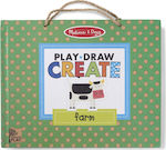 Melissa & Doug Malerei Play Draw Create Farm für Kinder 4++ Jahre